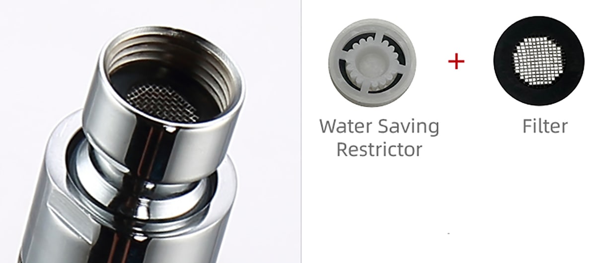 Water Saving Restrictor+Filter