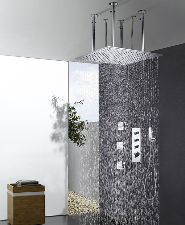 Concealed shower system shower set luxury shower head